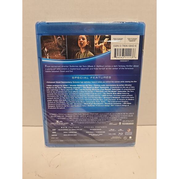 Pans Labyrinth Blu-ray Disc 2007) BRAND NEW Scifi Sealed - Picture 2 of 2